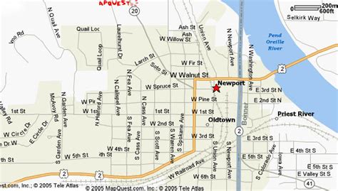 newport washington map|newport city wa.